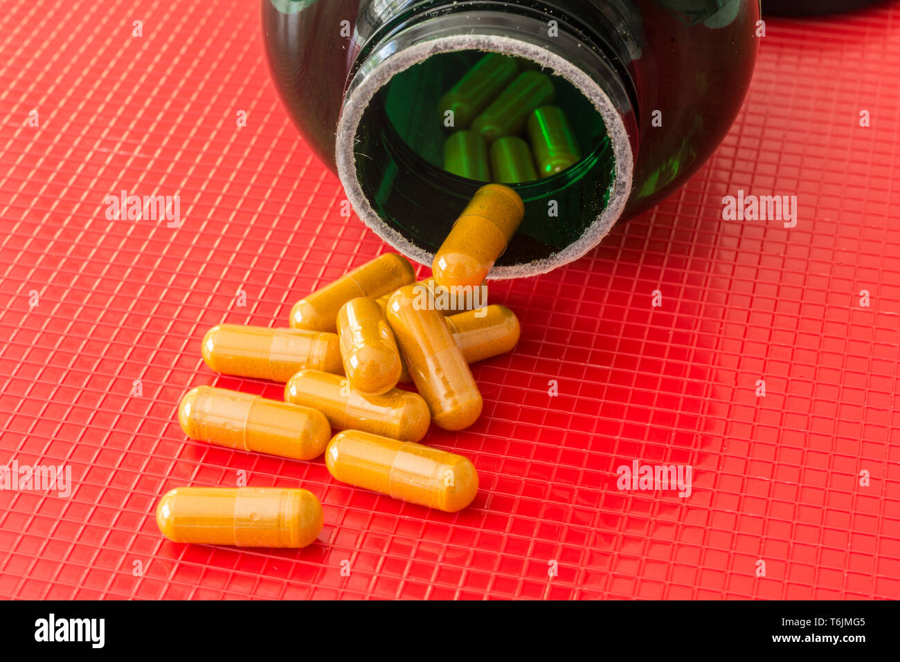 Opioid Pillen können töten Stockfoto