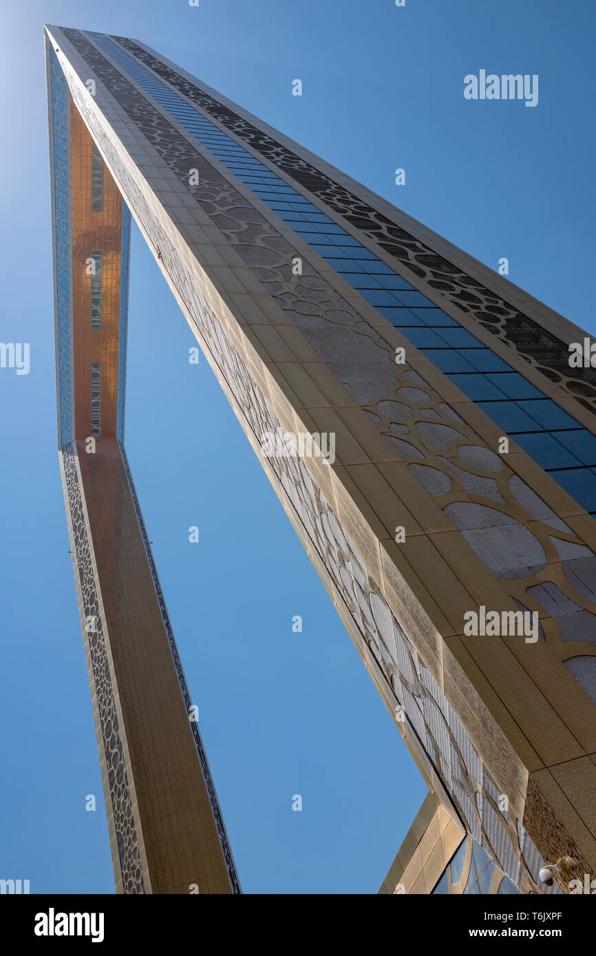 Dubai Frame neue touristische Attraktion in Dubai, VAE Stockfoto