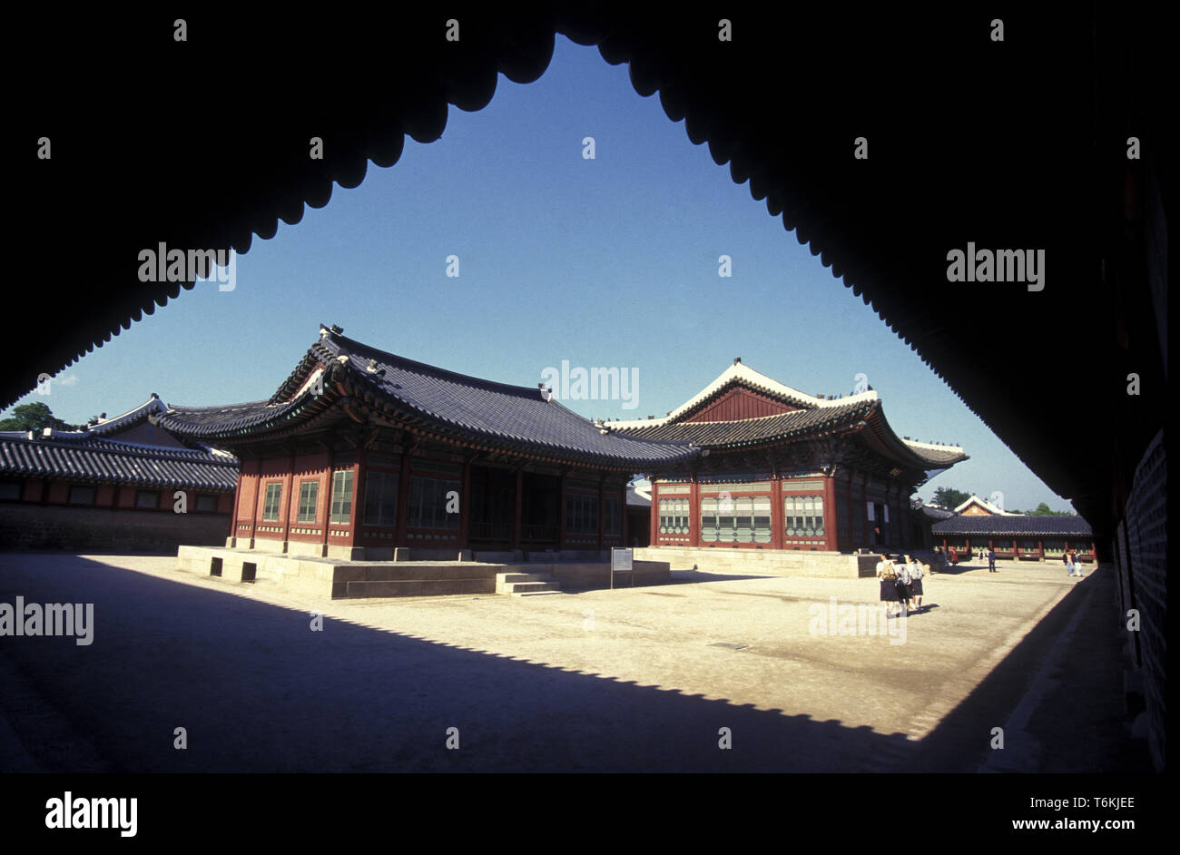 Südkorea Seoul TOKSUGUNG PALACE Stockfoto