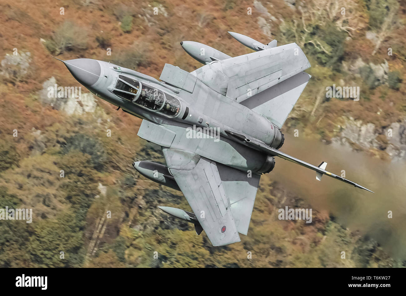 RAF Tornado GR4 von 41 Squadron, in der Mach Loop LFA7 Stockfoto