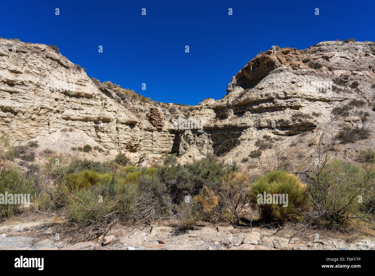 Tabernas Wüste, in spanischer Sprache Desierto de Tabernas, Andalusien, Spanien Stockfoto