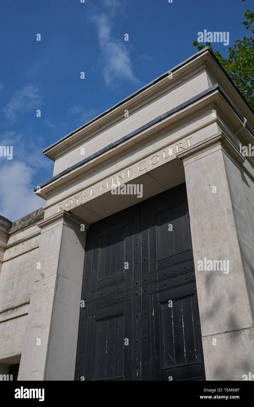 Der Royal Mint london Stockfoto