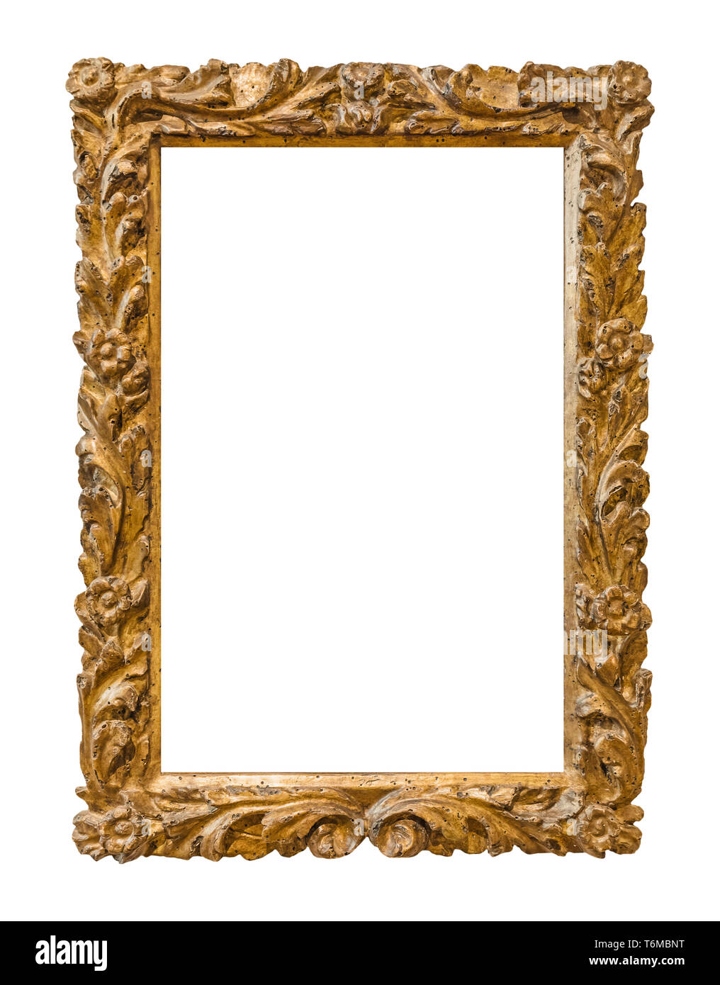 Alte hölzerne Bilderrahmen Stockfoto