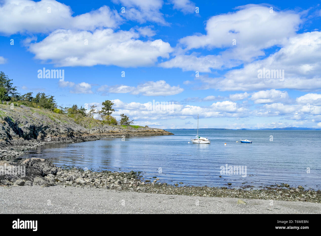 Telegraph Bay, Saanich, British Columbia, Kanada Stockfoto