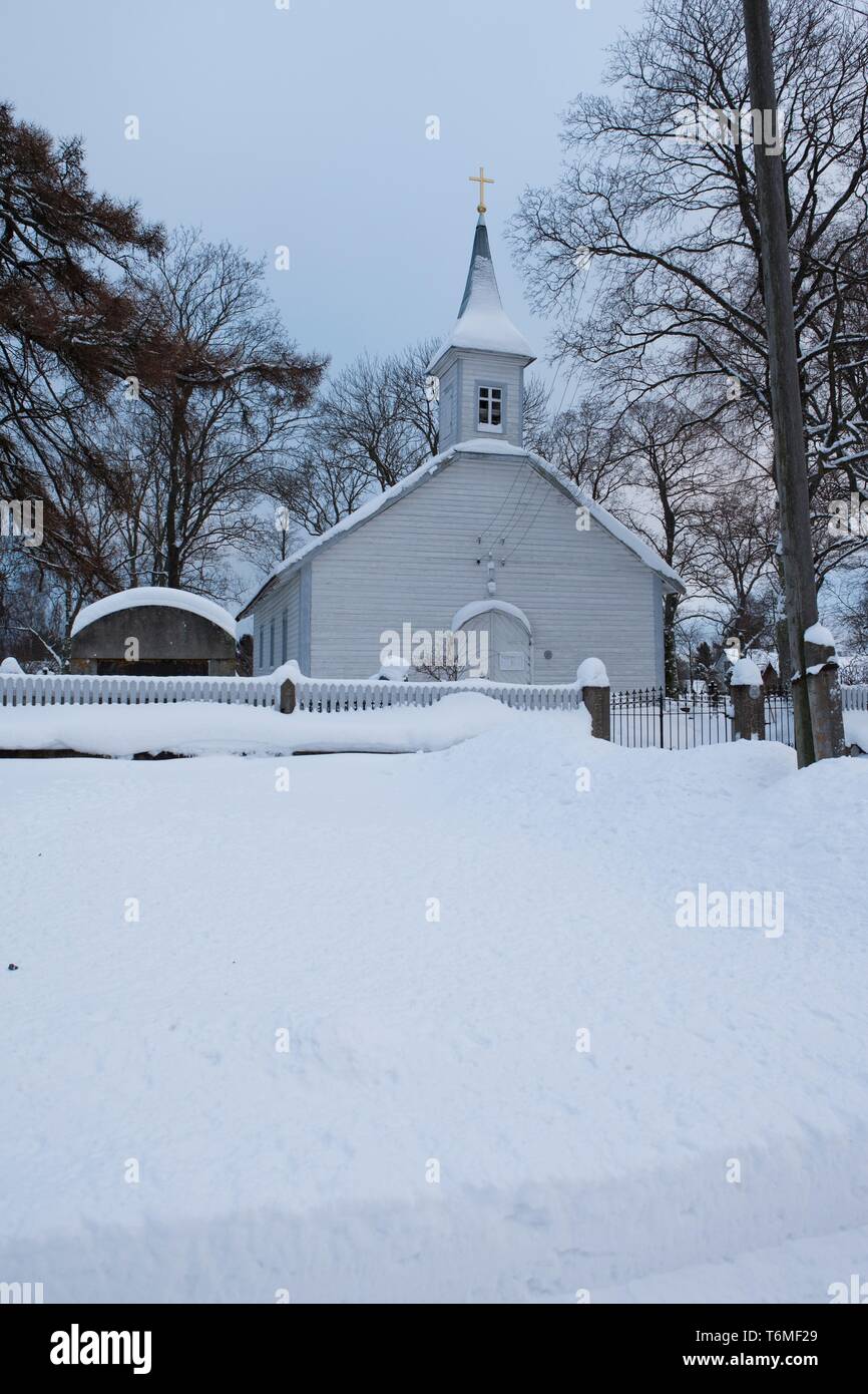 Kirche in KÃ¤smu Stockfoto