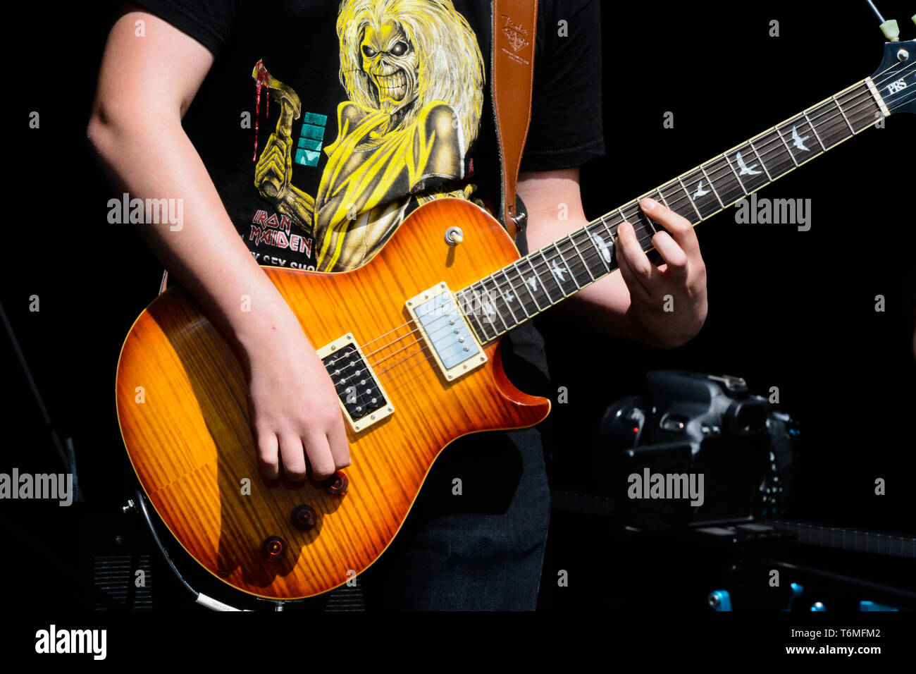 Live Musik in Edinburgh, Schottland Stockfoto