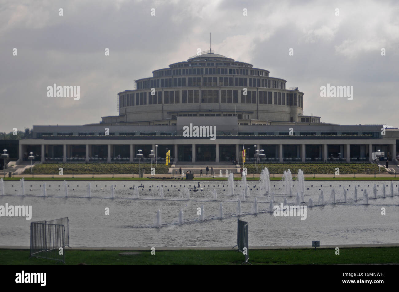 Breslauer Jahrhunderthalle (Hala Ludowa), Polen Stockfoto