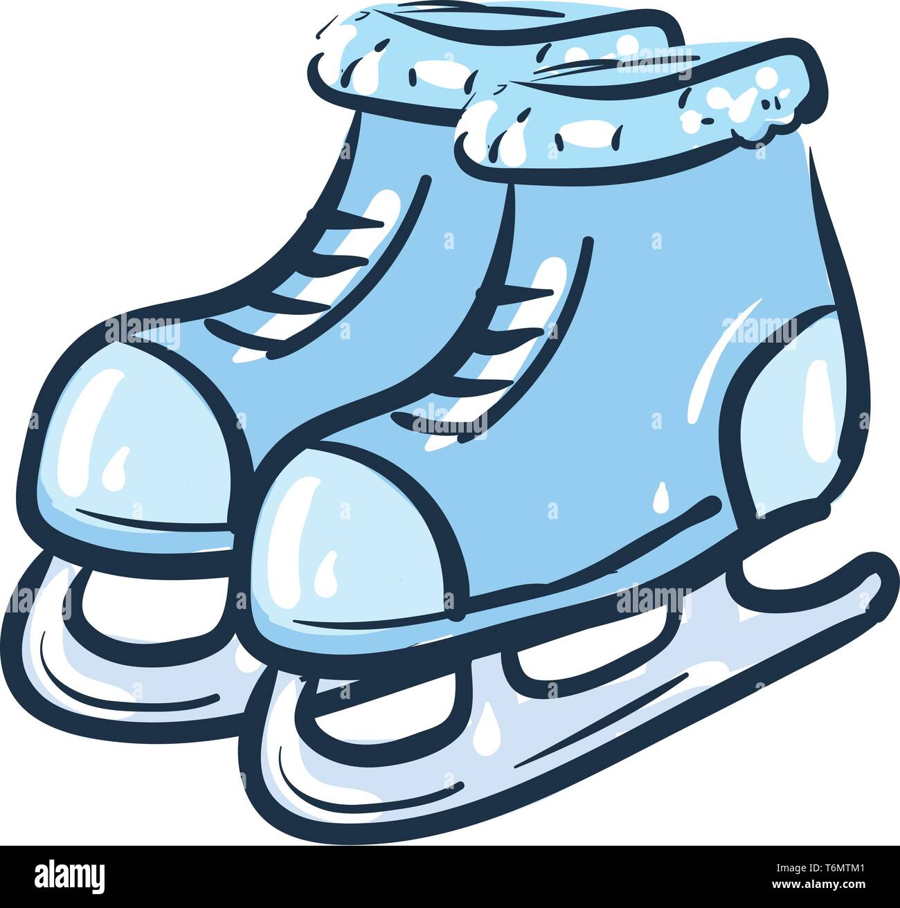 See blau Eislaufen sport skate Ice Winter Abbildung Hintergrund vektor Saison weiß Urlaub Freizeit Schnee Abbildung: Natur Eisbahn Schuh kalte Weihnachten frost Stock Vektor