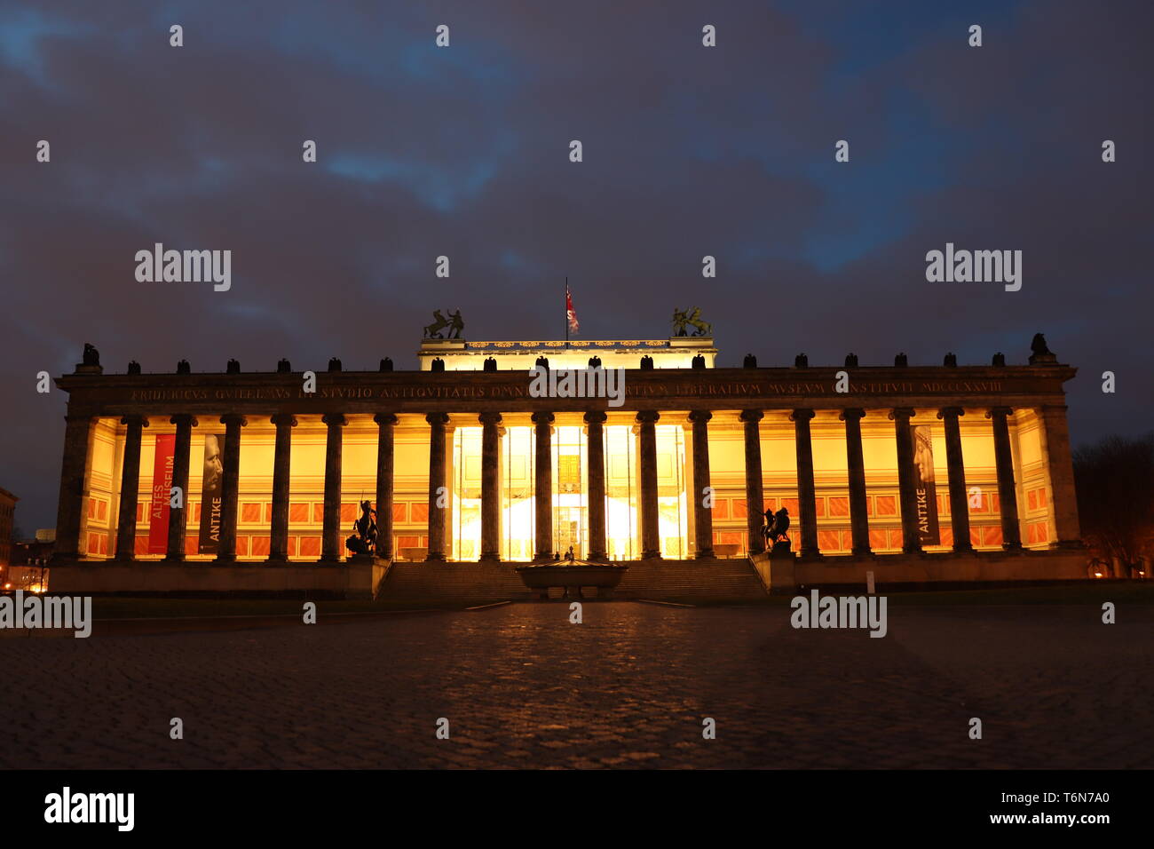 Altes Museum auf der Museumsinsel in Berlin, Deutschland Stockfoto