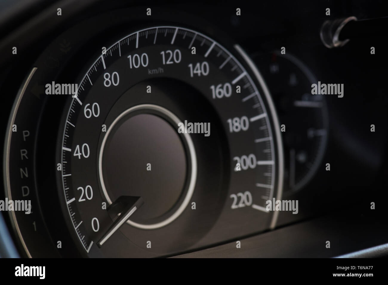 Elegante auto Geschwindigkeitsmesser auto Off-Seite anzeigen Stockfoto
