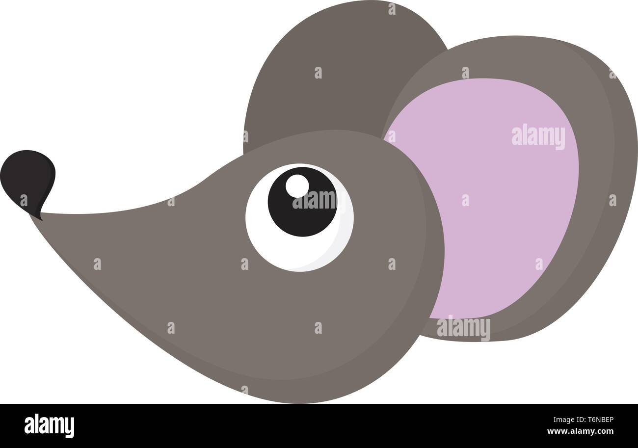 Ein cartoon Maus nur sein Gesicht vector Farbe, Zeichnung oder Abbildung: Stock Vektor Ein cartoon Maus nur sein Gesicht vector Farbe, Zeichnung oder Abbildung: Stock Vektor