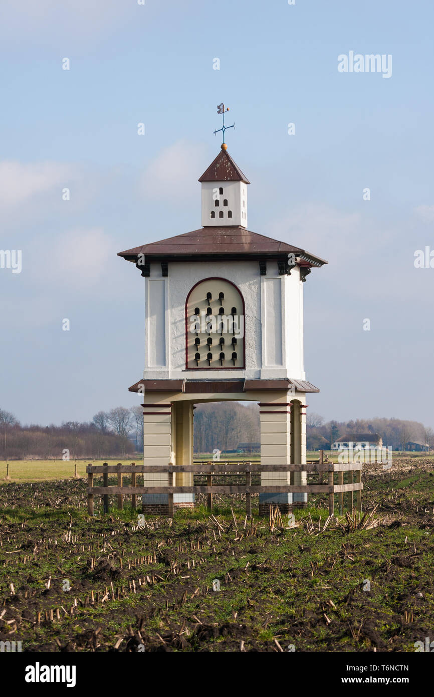 Großen Taubenhaus in einer ländlichen Landschaft Stockfoto
