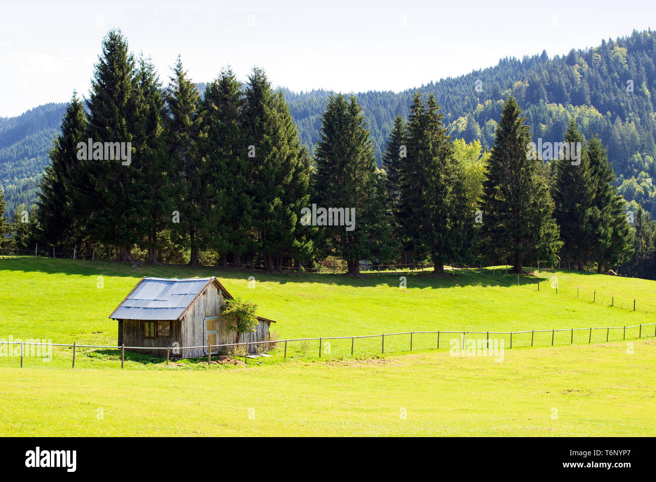Bayerische Landschaft004. Deutschland Stockfoto