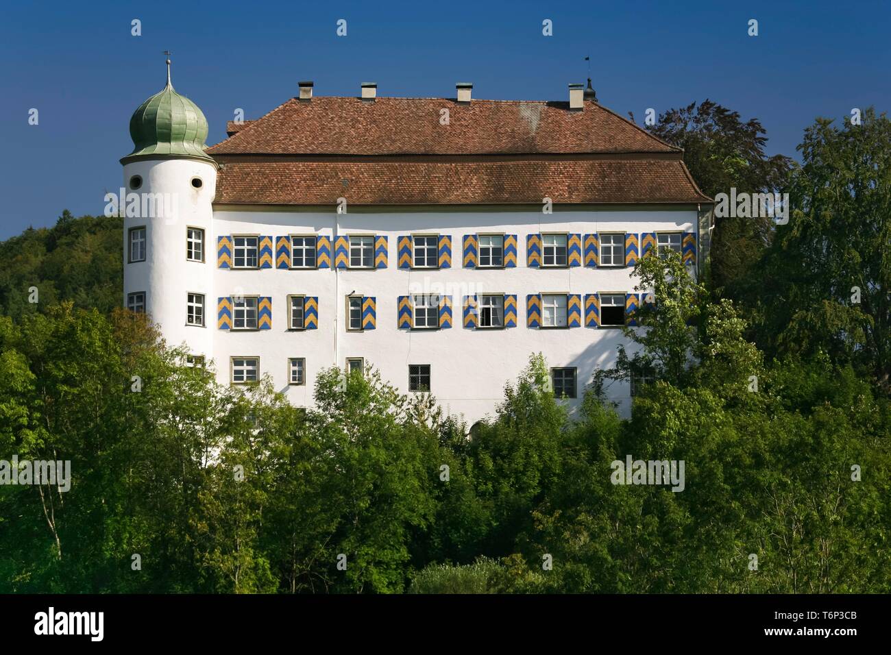 Muhlheim Schloss, Hintere Schloss, muhlheim an der Donau, Baden-Württemberg, Deutschland Stockfoto
