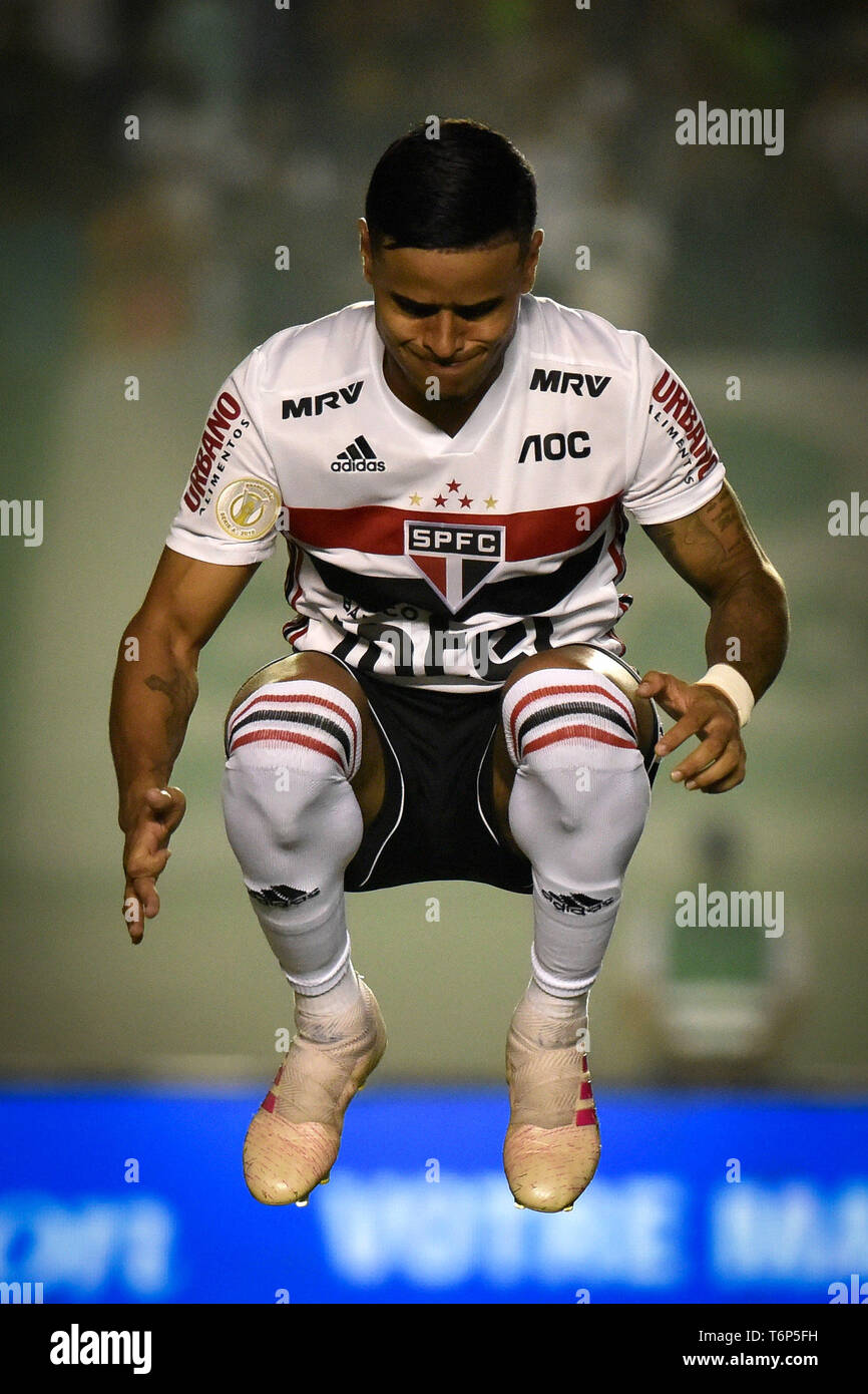 Gehen - Goiania - 01/05/2019 - Brasilien eine 2019, Goias vs Sao Paulo - Everton von Sao Paulo bei einem Match gegen Goias an der Serra Dourada Stadium für die brasilianische Meisterschaft ein 2019. Foto: Andre Borges/AGIF Stockfoto