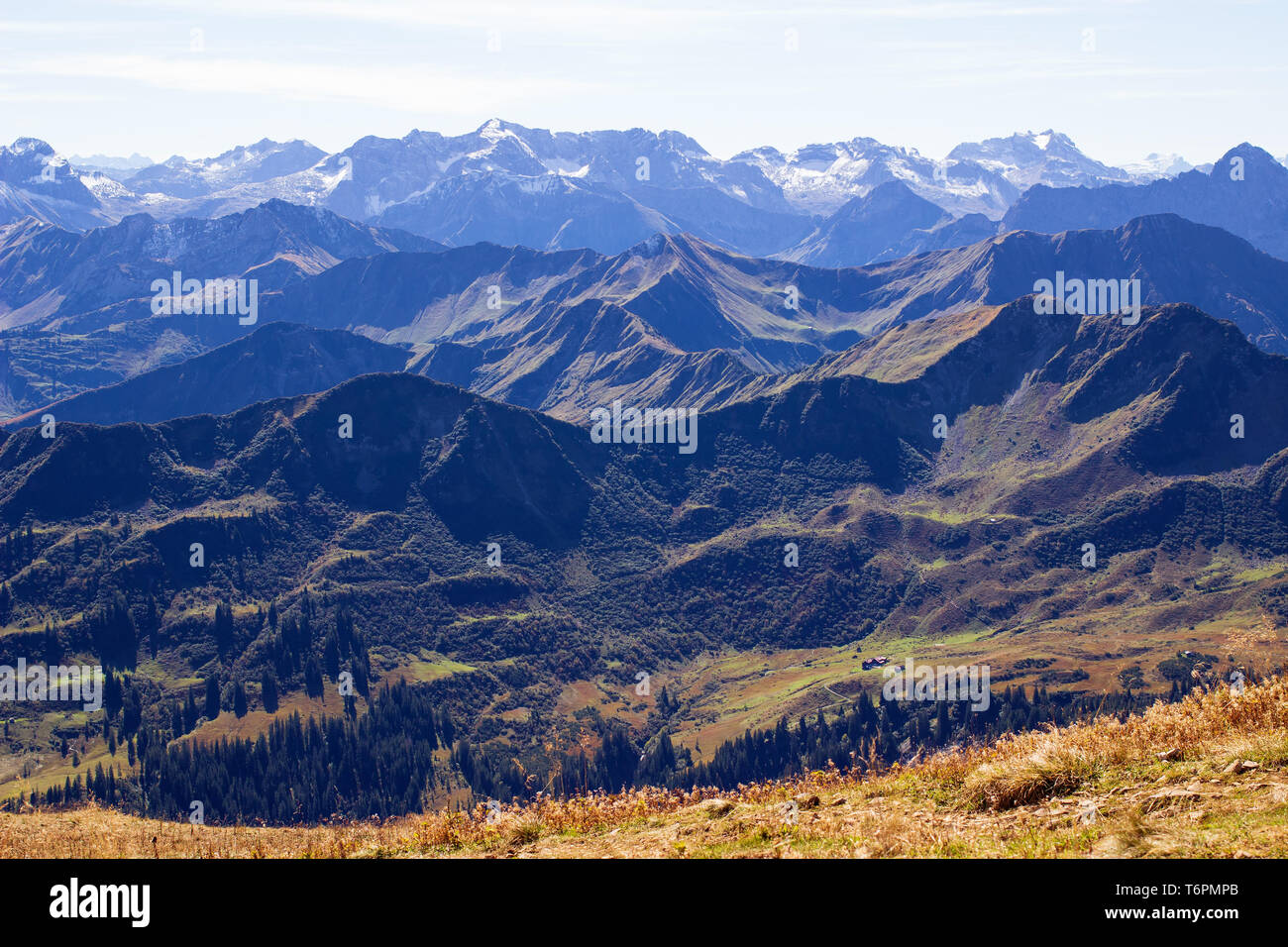 Bayerische Landschaft 020. Deutschland Stockfoto