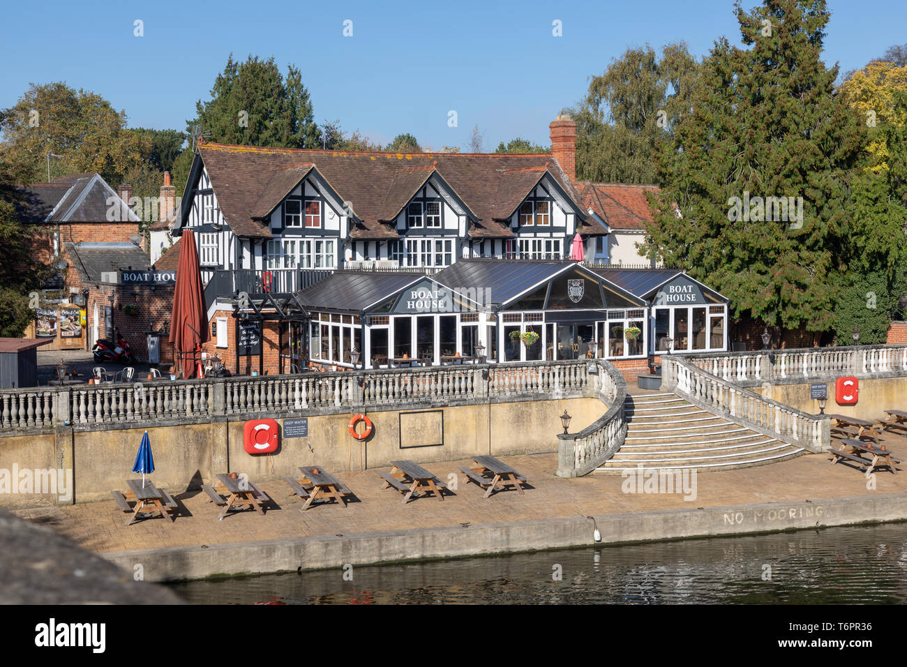 Boat House Pub, Wallingford, Oxfordshire, England, Großbritannien Stockfoto