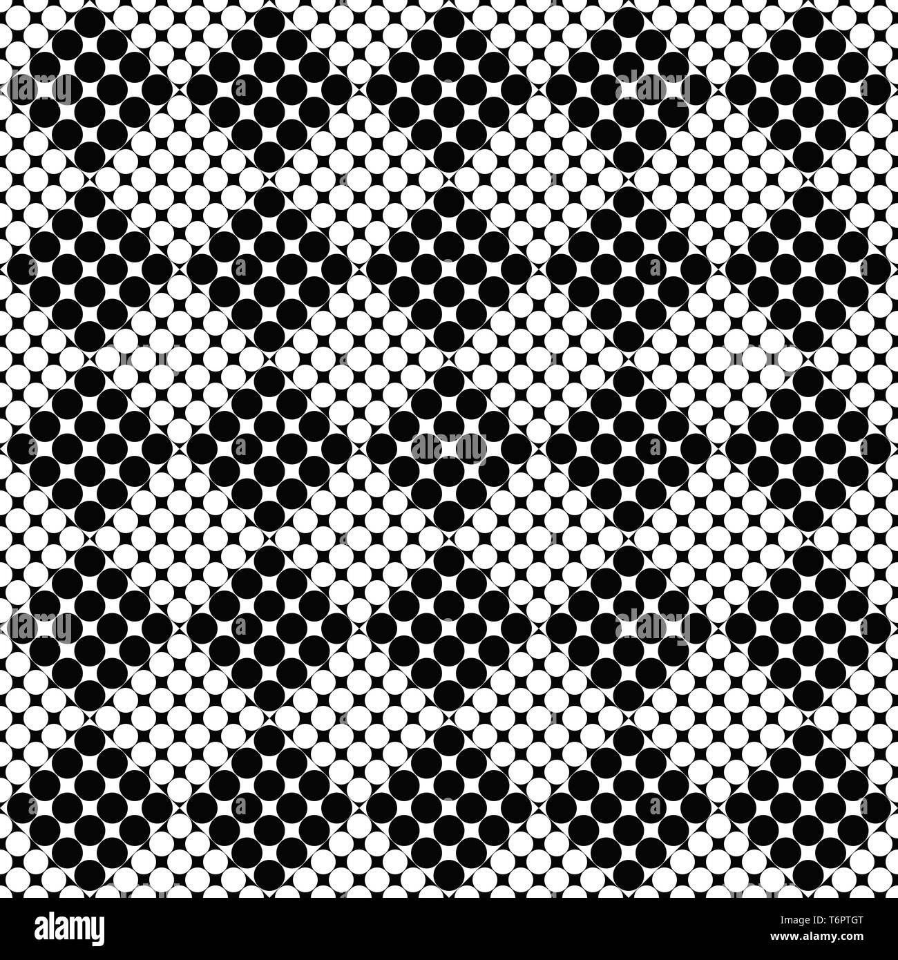 Retro geometrische Nahtlose abstrakten Kreis Muster Hintergrund design Stock Vektor