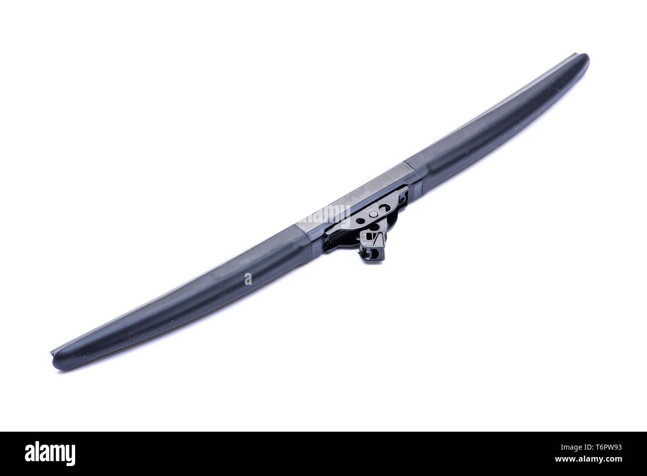 Scheibenwischer für Autos auf weißem Hintergrund. Stockfoto