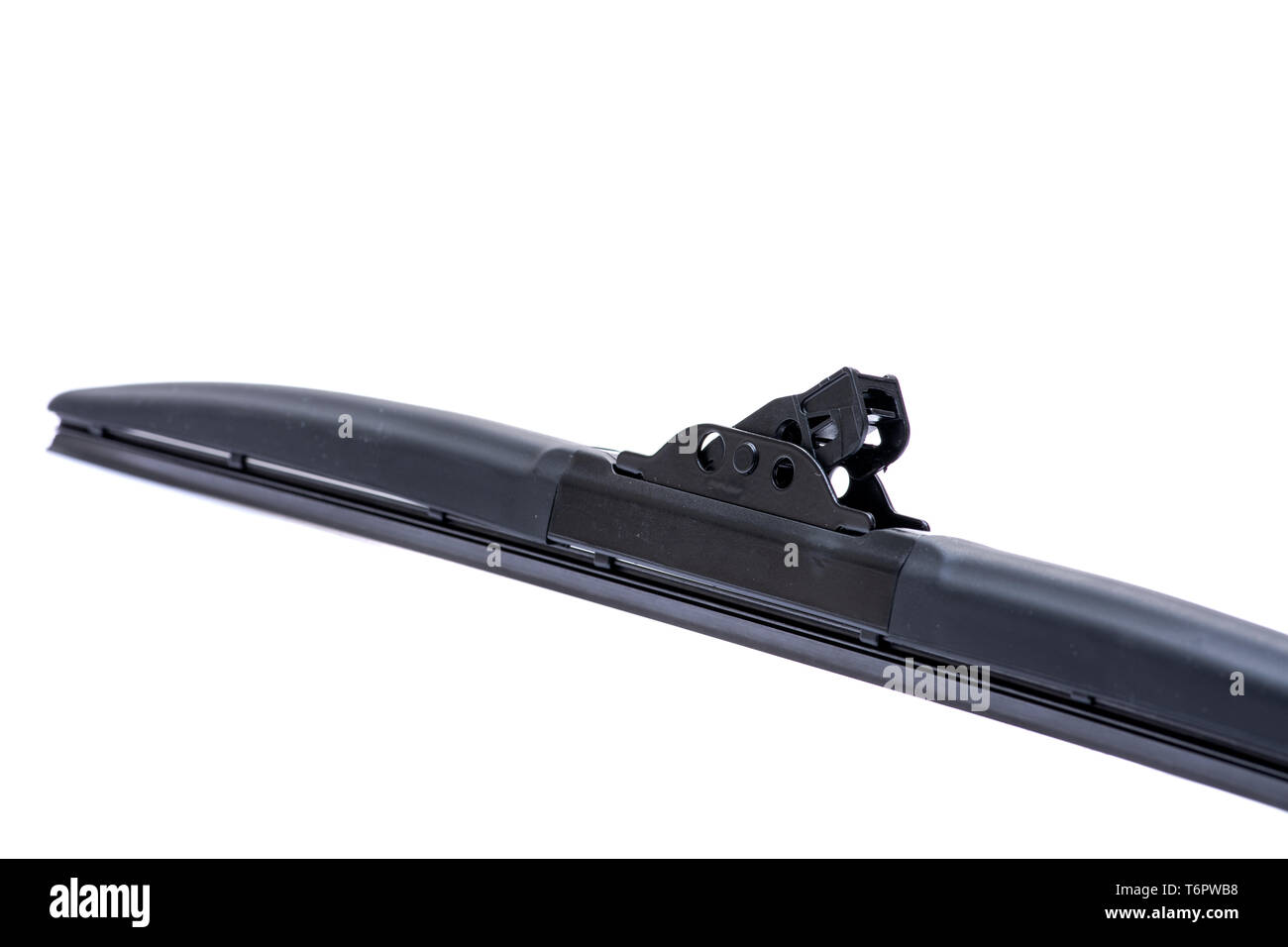 Scheibenwischer für Autos auf weißem Hintergrund. Stockfoto