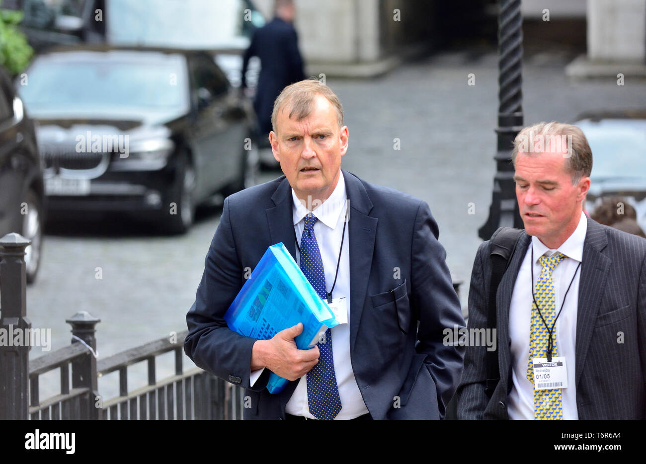 Paul Carter CBE, Chef der Konservativen der Kent County Council, verlassen die Häuser des Parlaments, 1. Mai 2019 Stockfoto