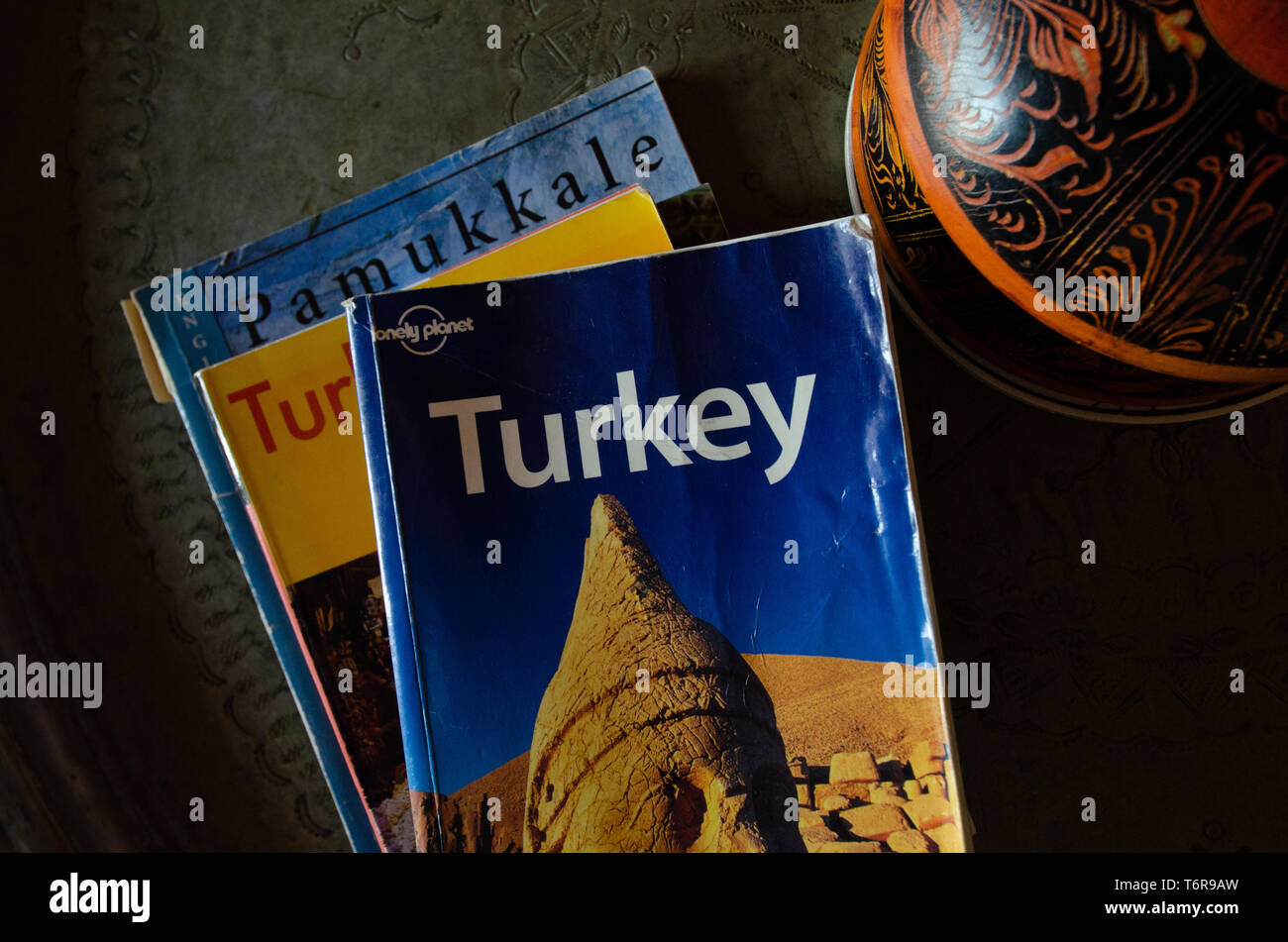Reiseführer, Bücher zu Türkei Stockfoto