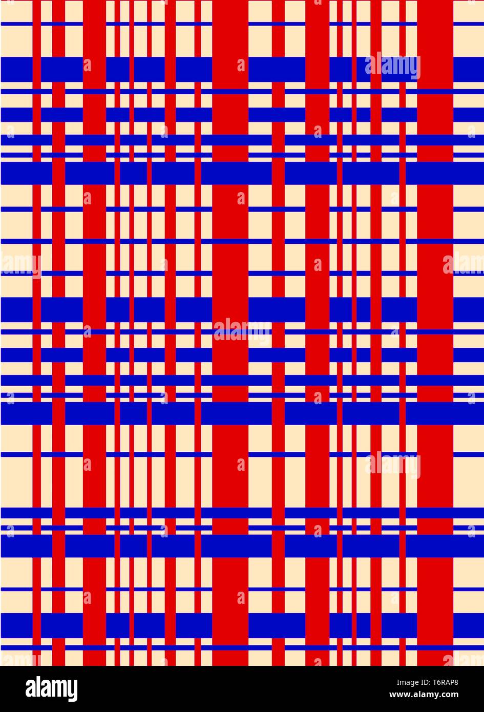 RETRO BUNT KONTROLLEN UND STREIFEN MUSTER. Nahtlose Muster. Stockfoto