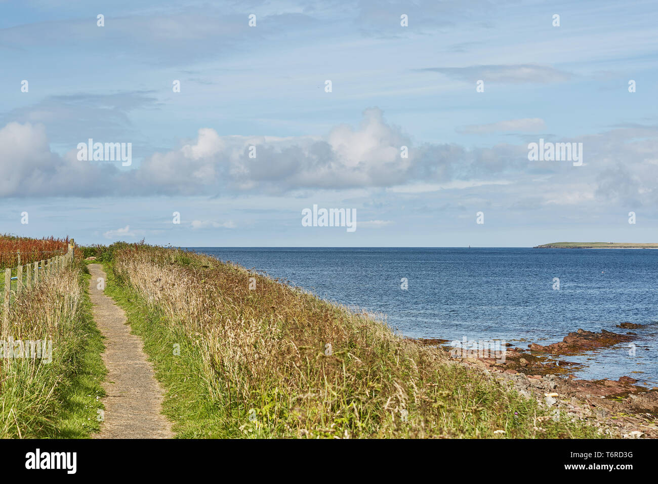 Landschaft in der Nähe von John O' Groats Bereich. Highlights Nord am Festland von Schottland Stockfoto