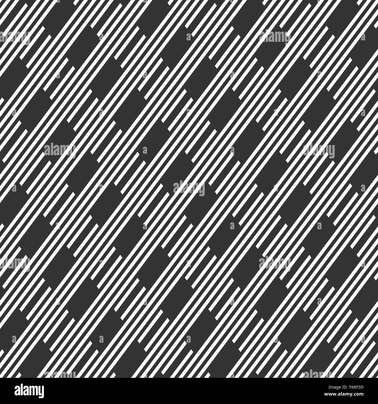 Zusammenfassung nahtlose abgestreift. Parallel diagonalen Linien. Moderne, elegante Textur. Regelmäßig wiederholt geometrische Formen. Vektor monochromen Hintergrund. Stock Vektor