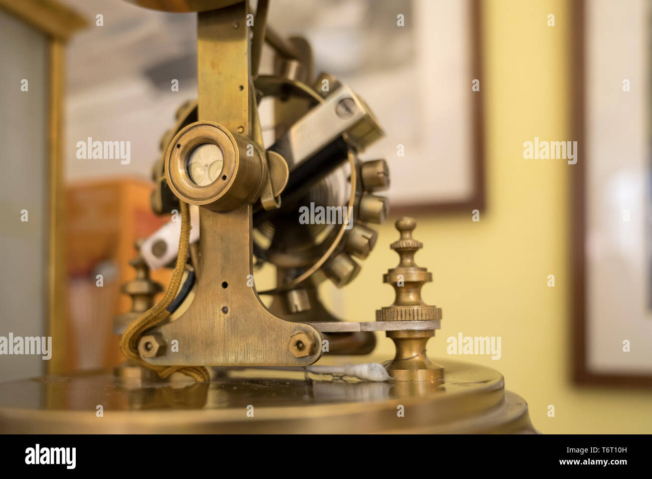 Detail des Handwerks rotierende Pendel in Bewegung, in Mailand, Italien geschossen Stockfoto