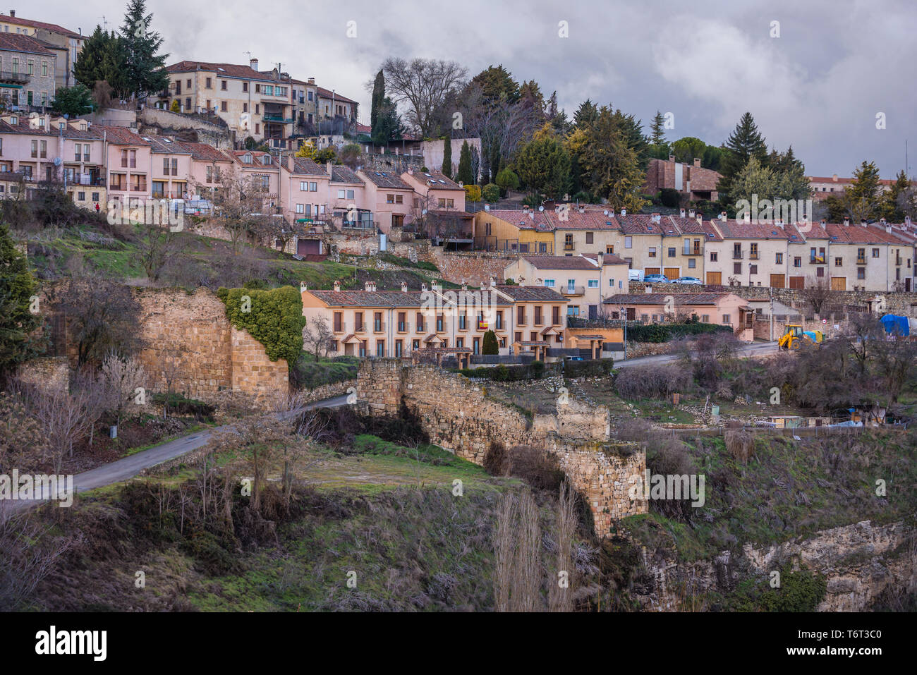 Sepulveda Stadt in der Provinz Segovia, Kastilien und Leon autonomen Gemeinschaft in Spanien Stockfoto