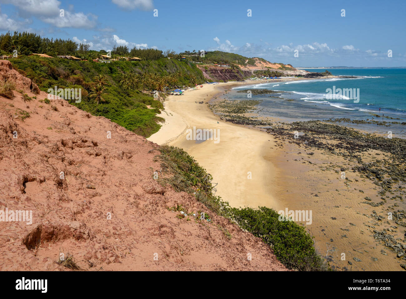 Schönen Strand von Praia do Amor in der Nähe von Pipa auf Brasilien Stockfoto