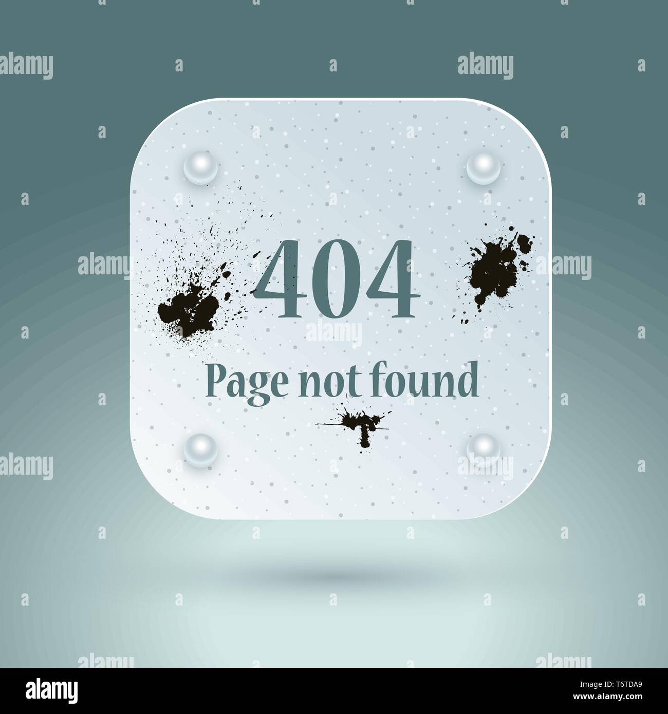 404 Seite Konzept für web-design, User Interfaces, etc. Stock Vektor