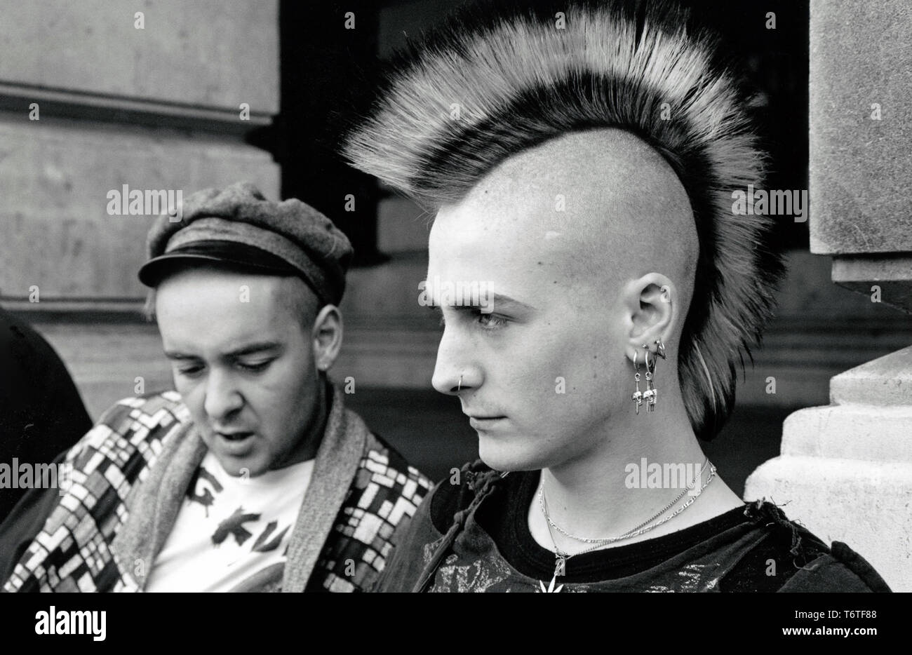 Punk UK 1980s Stockfoto