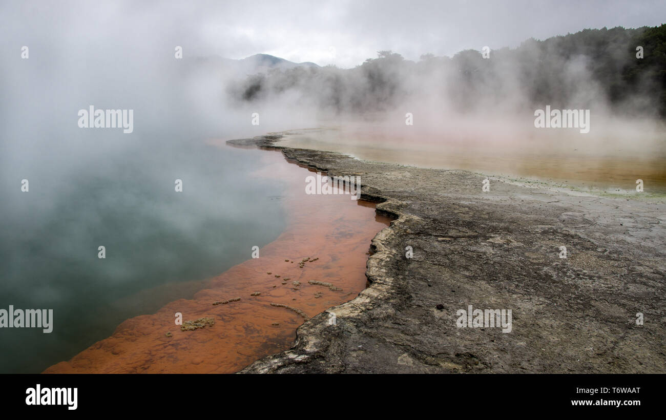 Geothermische Waiotapu in der Nähe von Rotorua, Neuseeland Stockfoto