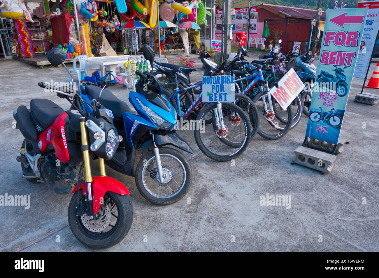 Mopeds For Rent Stockfotos und -bilder Kaufen - Alamy
