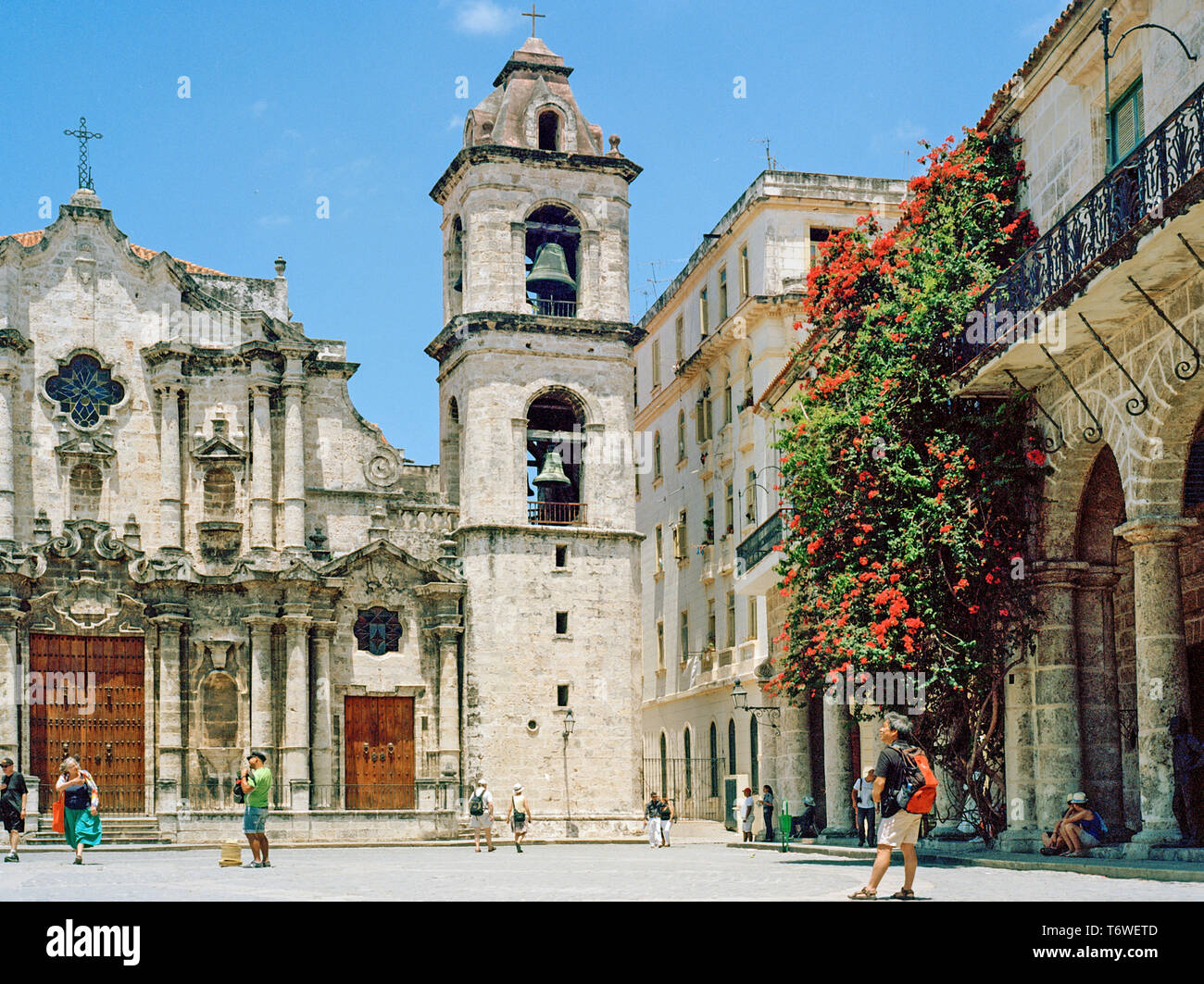 Havanna Kathedrale (Catedral de la Habana) Havanna, Kuba Stockfoto