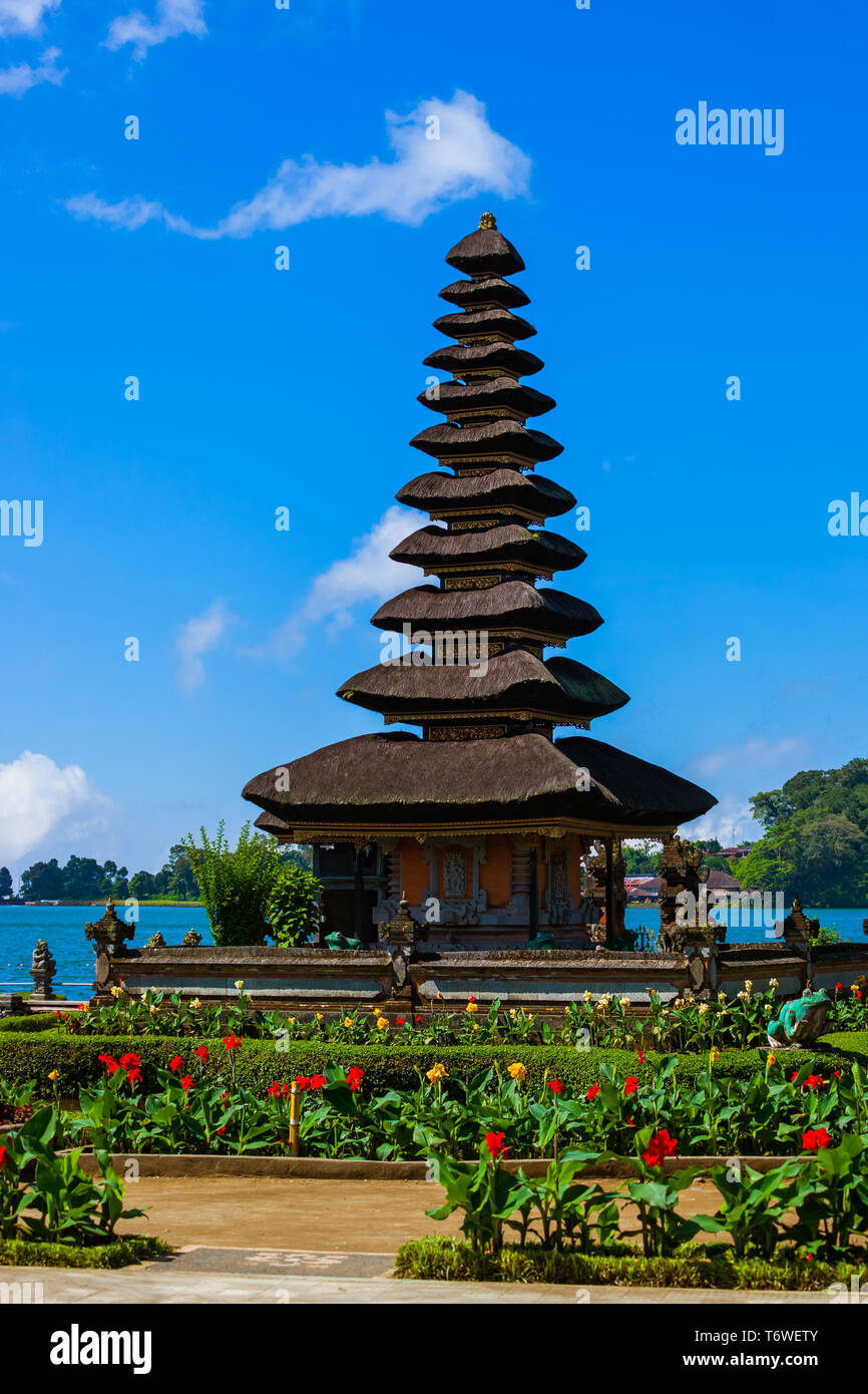 Ulun Danu Tempel - Insel Bali Indonesien Stockfoto