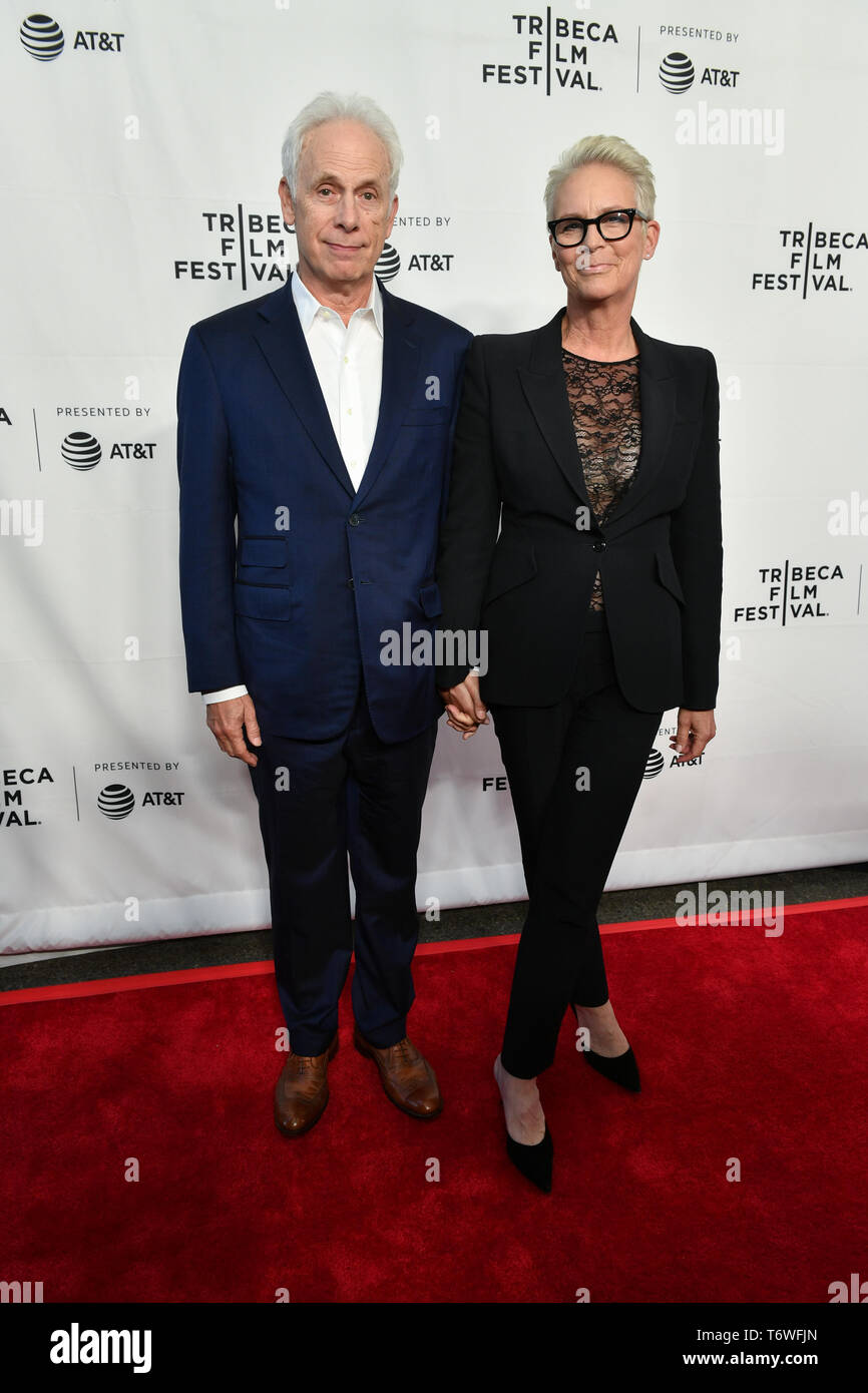 Christopher Guest und Jamie Lee Curtis nehmen an der "Spinal Tap" 35th Jahrestag während der 2019 Tribeca Film Festival im Beacon Theater in der Stockfoto