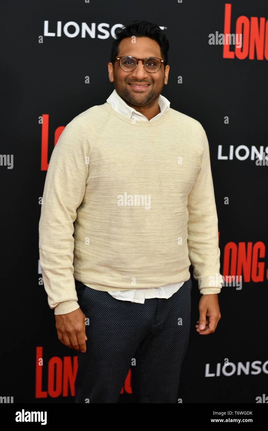 Ravi Patel besucht die Premiere von "Long Shot" bei AMC Lincoln Square Theater am 30. April 2019 in New York City. Stockfoto