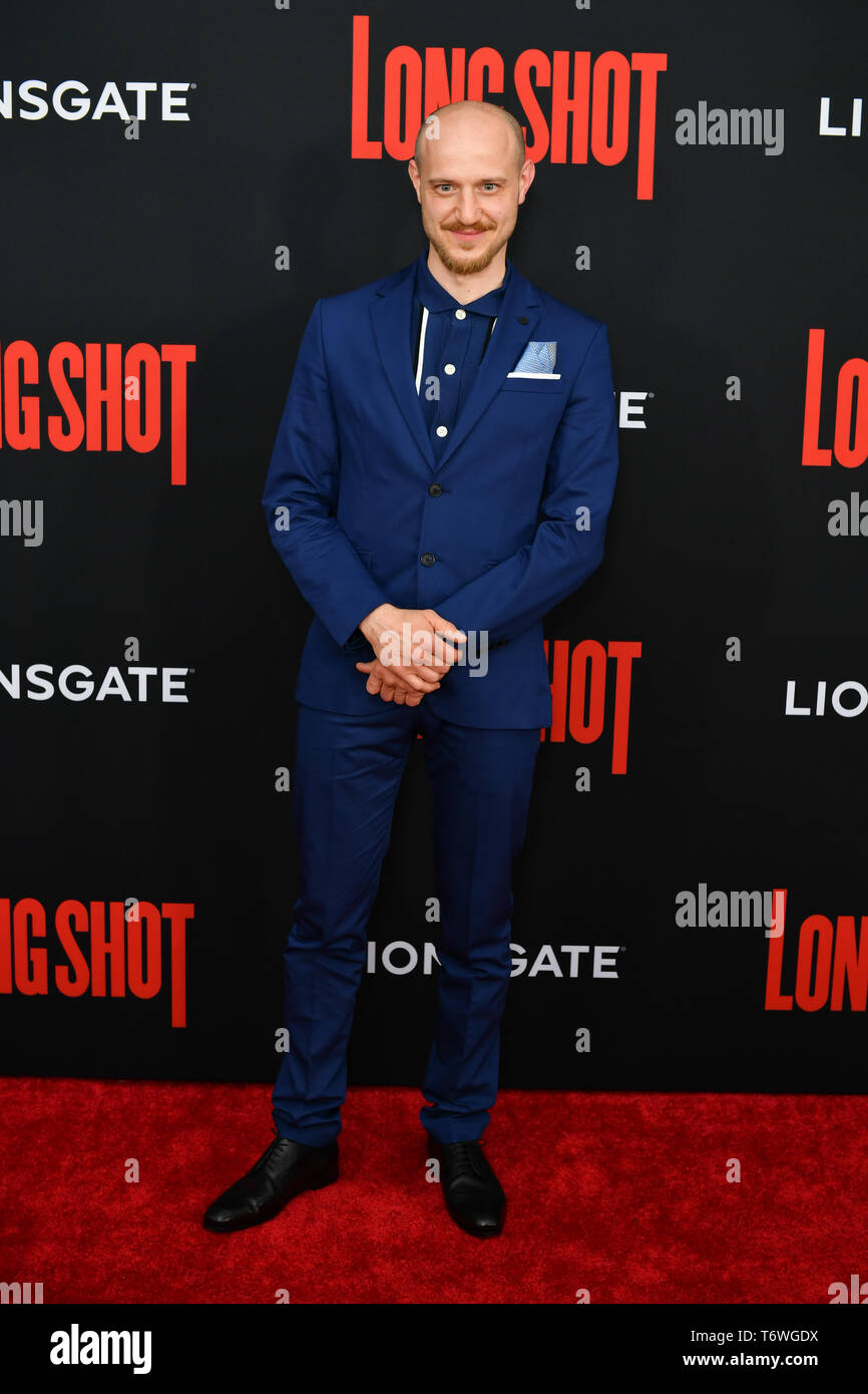 Anton Koval besucht die Premiere von "Long Shot" bei AMC Lincoln Square Theater am 30. April 2019 in New York City. Stockfoto