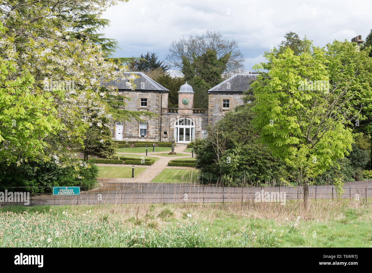 Cumbernauld House Park, Cumbernauld, North Lanarkshire, Schottland, Großbritannien Stockfoto