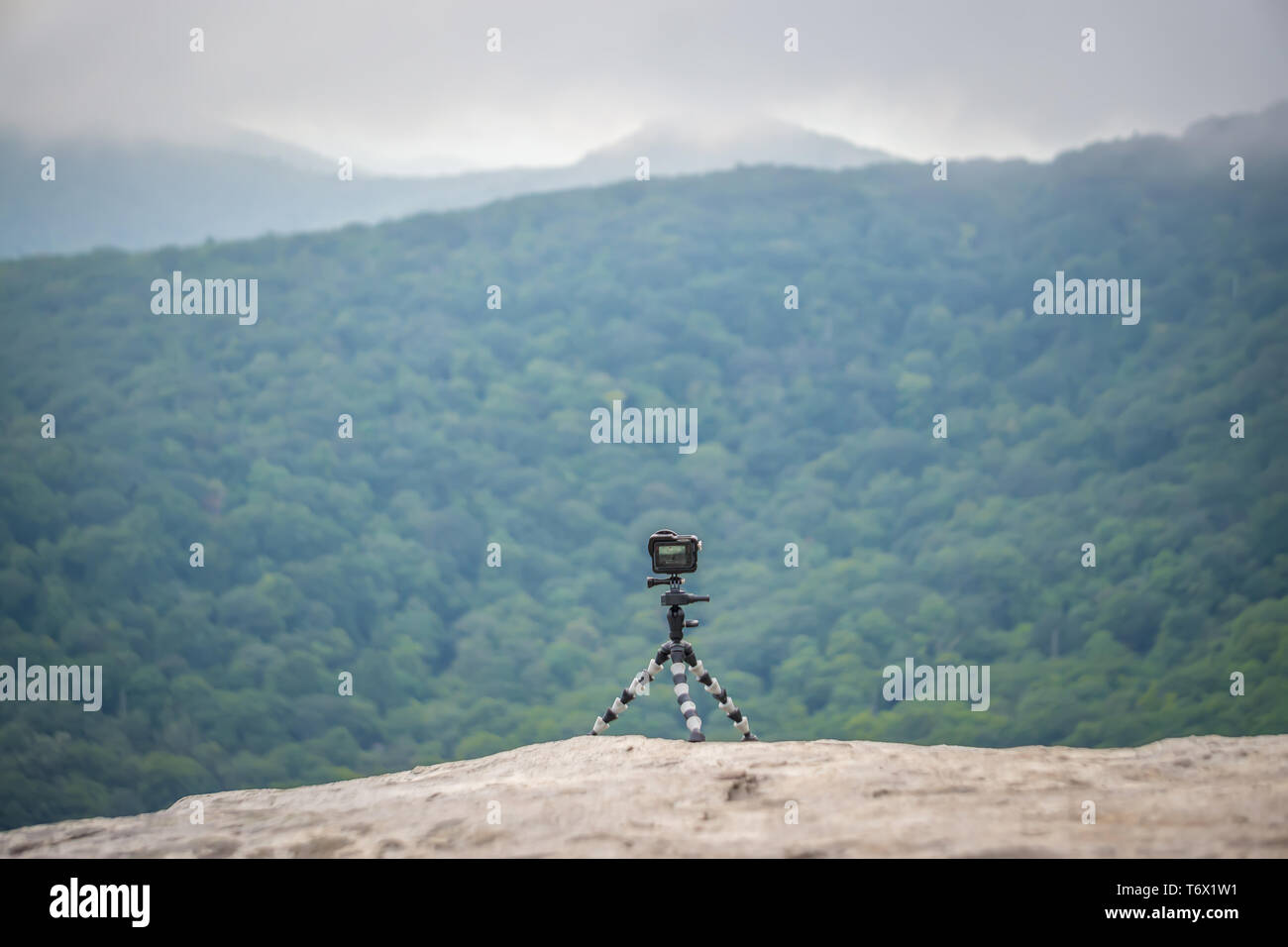 Landschaftlich schöne Aussicht bei groben Ridge north carolina übersehen Stockfoto