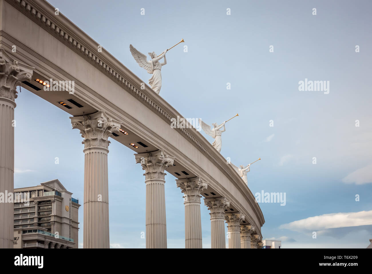 Caesars palas Architektur n las vegas Nevada Stockfoto