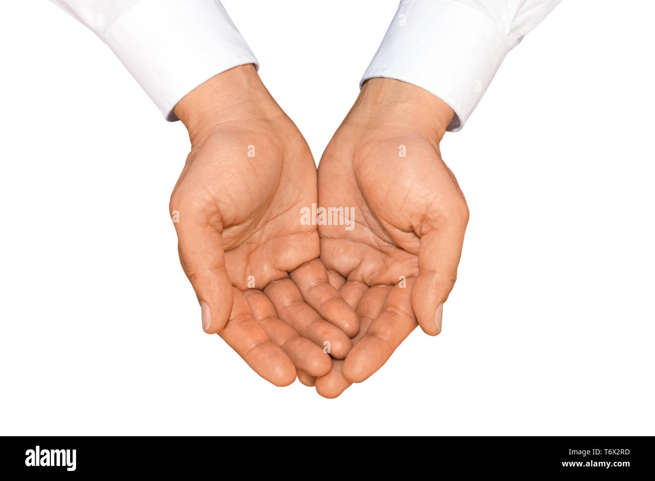 Geste Serie, praktische Fragen Stockfoto