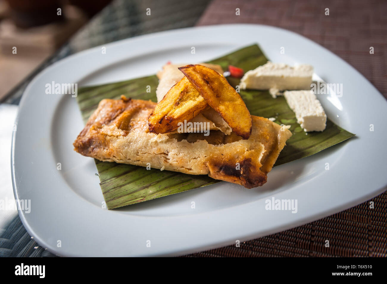 Tamales, traditionelle mexikanische Gericht Stockfoto