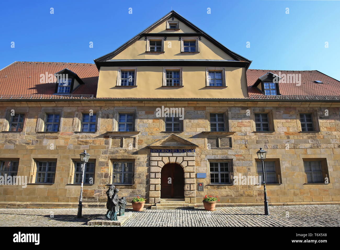 Bayreuth ist eine Stadt in Deutschland, mit vielen historischen Sehenswürdigkeiten Stockfoto