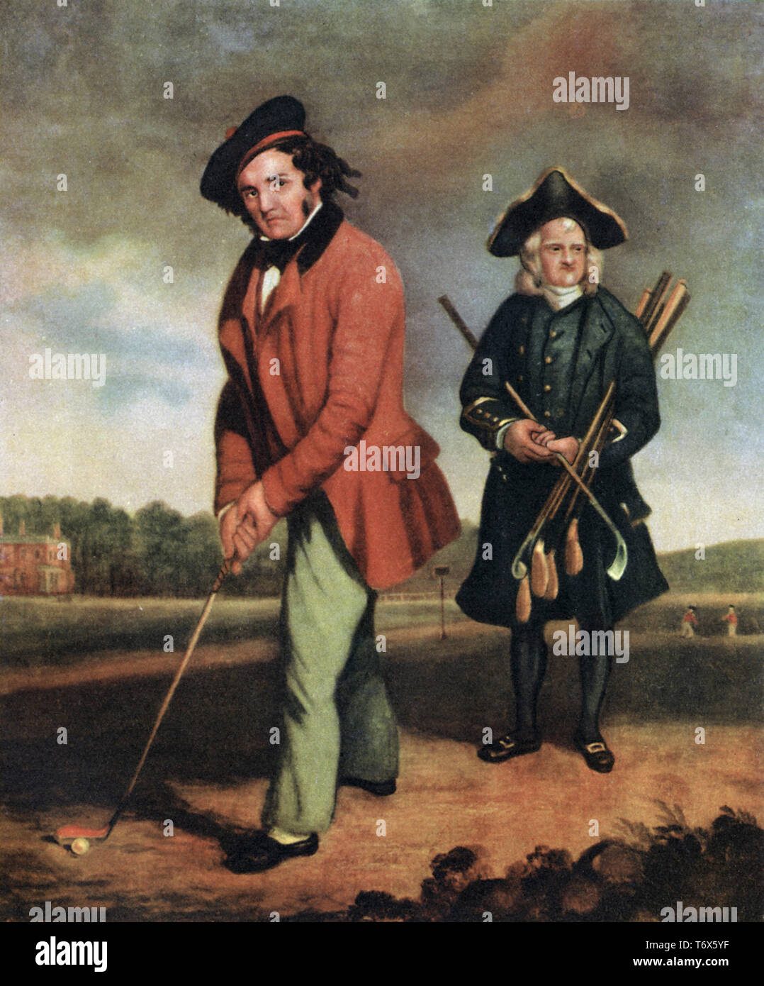 Mr. Francis Bennoch, Captain, The Royal Blackheath Golf Club, 1860-1861. Stockfoto