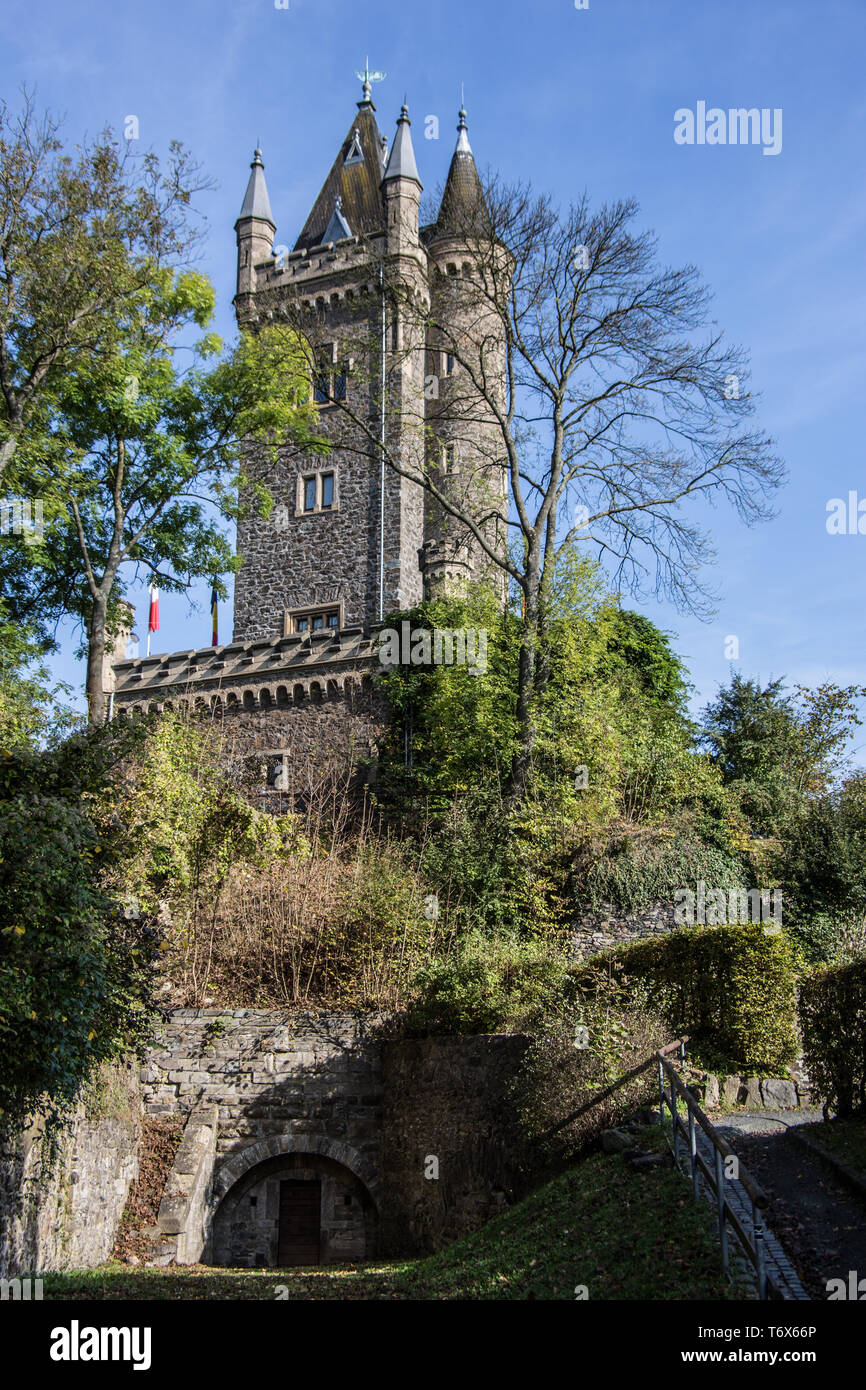 Wilhelmsturm, Festung und Schloss in Dillenburg Stockfoto