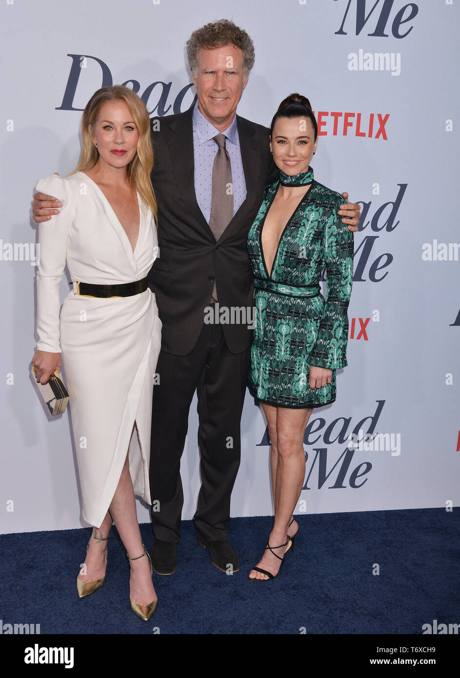 Los Angeles, USA. 02 Mai, 2019. Christina Applegate, Will Ferrell, Linda Cardellini009 kommt an von Netflix tot zu mir Season 1 Premiere auf der großen Bühne am 02.Mai 2019 in Santa Monica, Kalifornien. Credit: Tsuni/USA/Alamy leben Nachrichten Stockfoto
